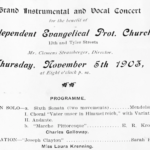 1903-11-05 Concert Program