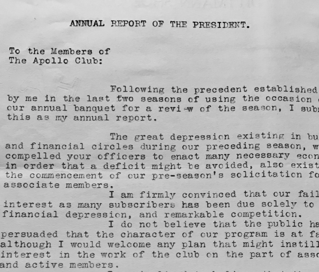 1916-05-02 Annual Report of the President