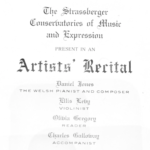 1916-10-20 Concert Program