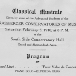 1910-02-05 Concert Program