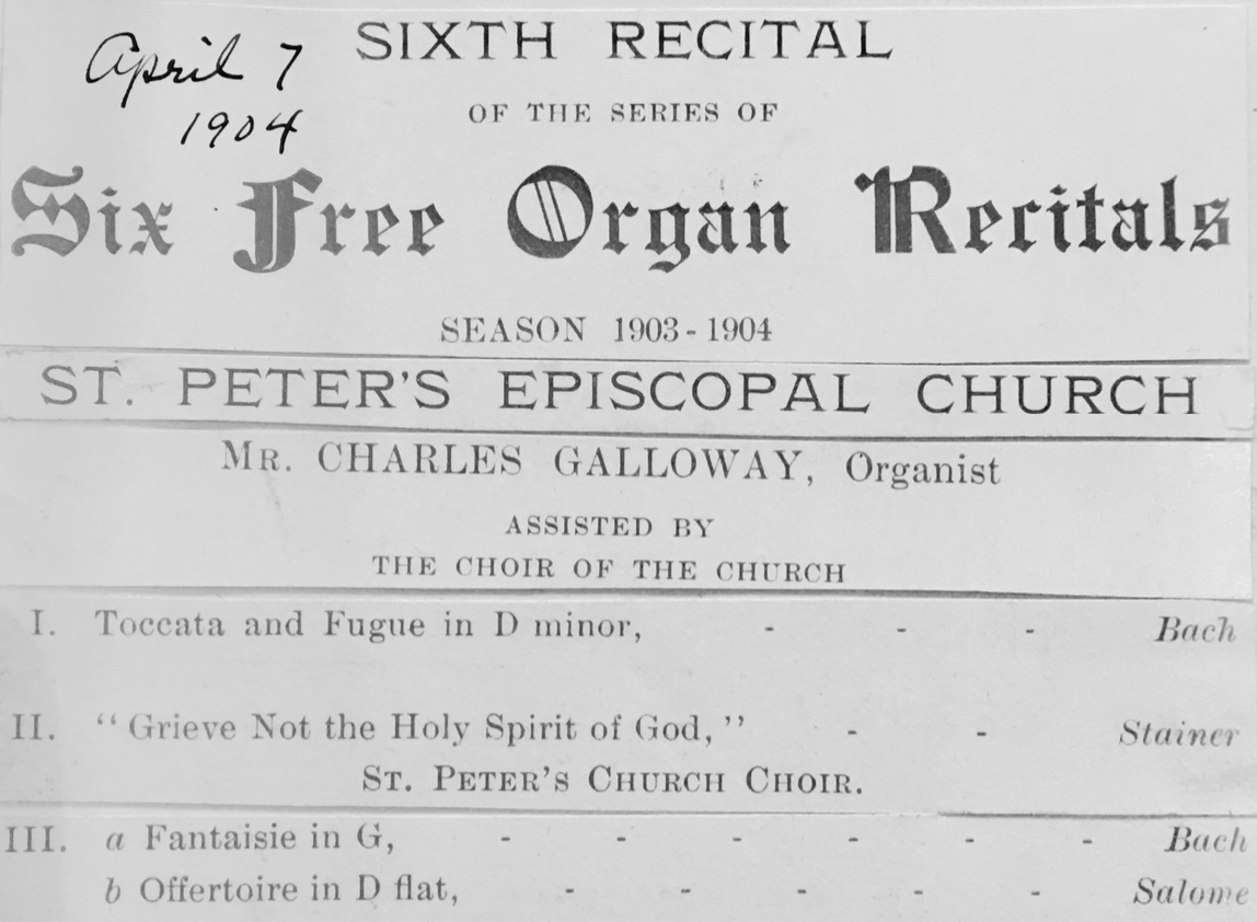 1904-04-07 Concert Program