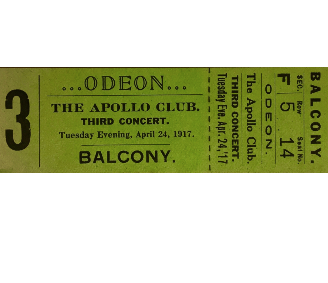 1924-04-28 Concert Ticket