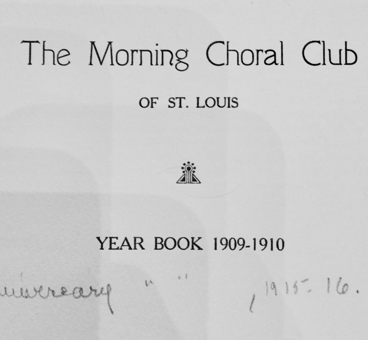 1909 - 1910 Yearbook