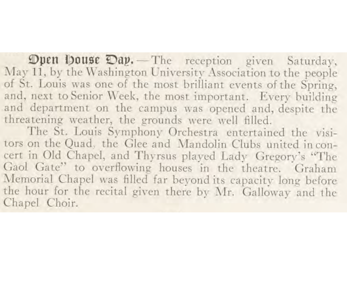 1916 Chapel Choir Review