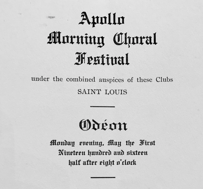1916-05-01 Concert Program