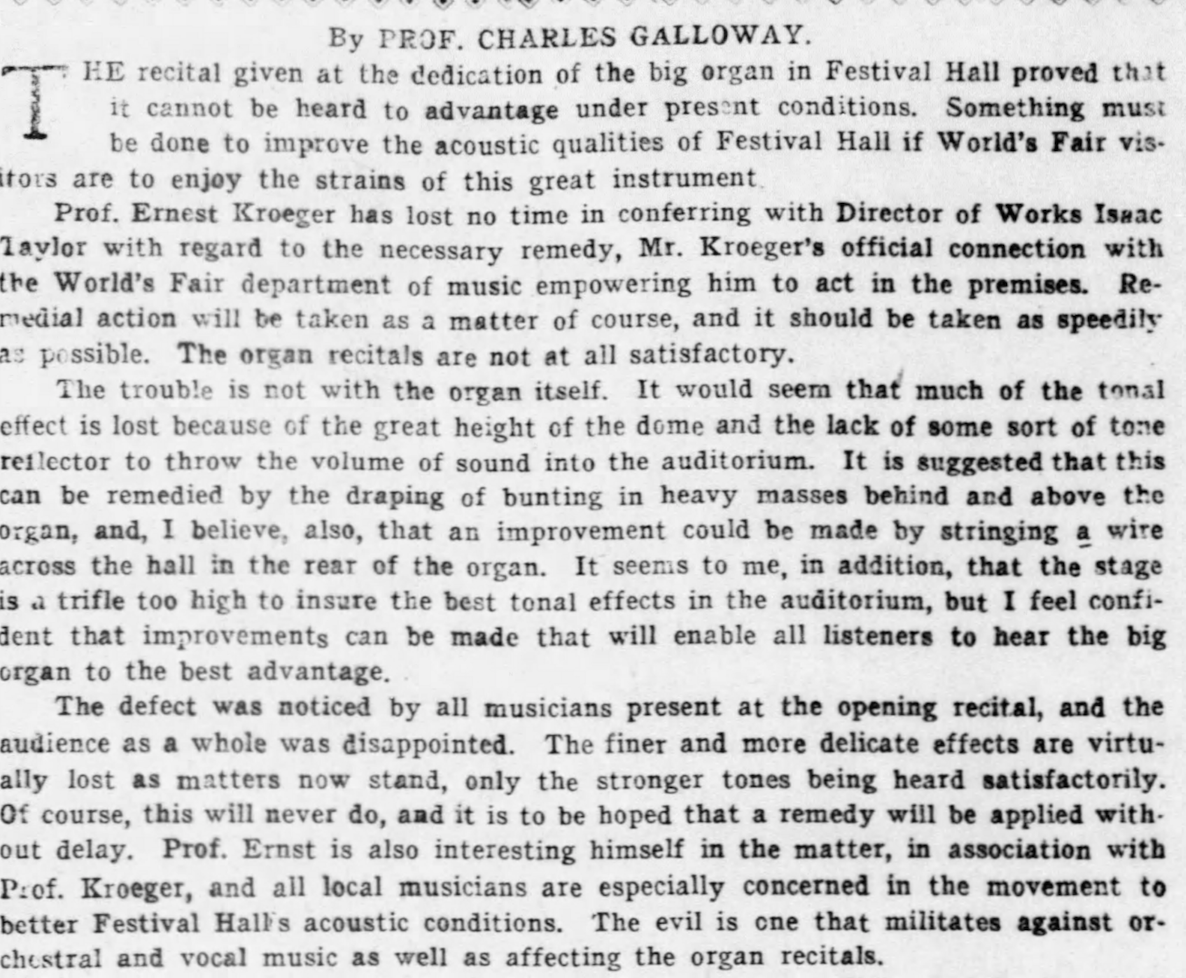 Why You Can't Hear the Biggest Organ in the World